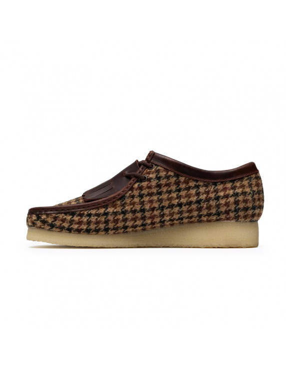 Clarks X Harris Tweed Brown
