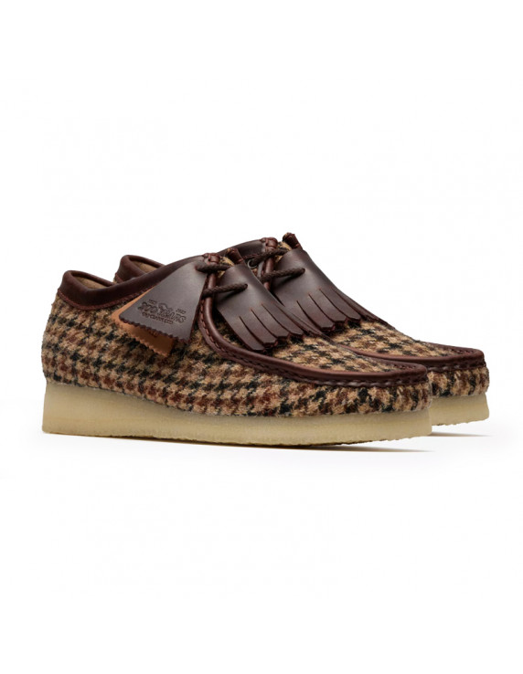 Clarks X Harris Tweed Brown