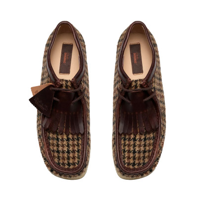 Clarks X Harris Tweed Brown 2