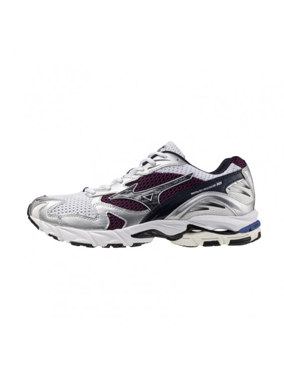 Mizuno Wave Rider 10 white/Dark Purple