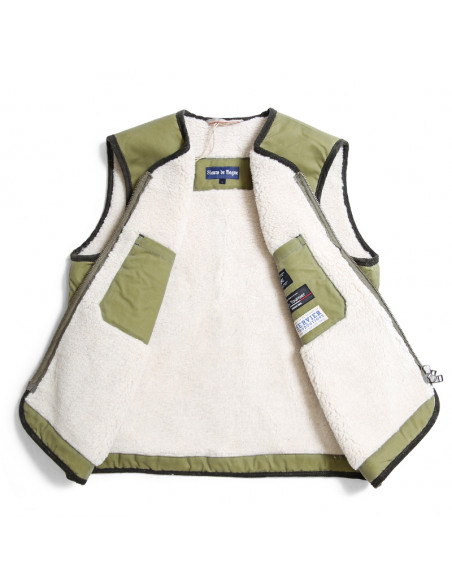 Fleurs de Bagne Le Gilet Discipline Olive