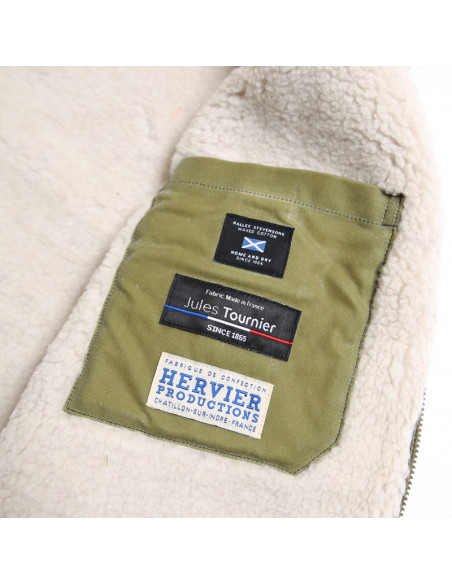 Fleurs de Bagne Le Gilet Discipline Olive