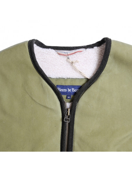 Fleurs de Bagne Le Gilet Discipline Olive
