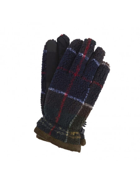 Barbour Field Tartan Fleece Gloves