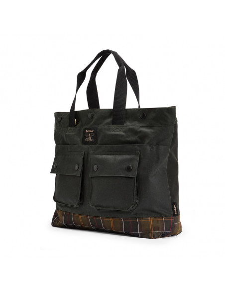 Barbour Field Wax Tote Bag