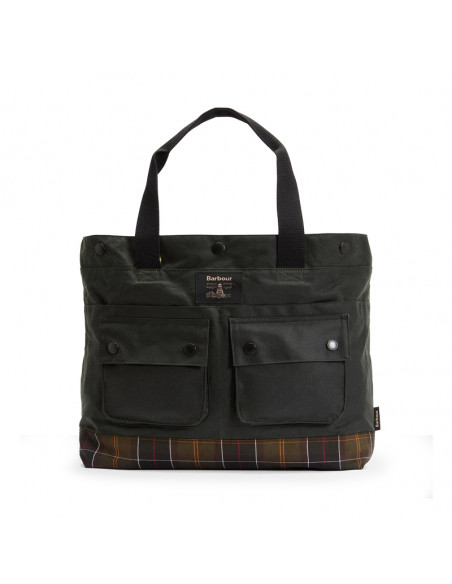Barbour Field Wax Tote Bag