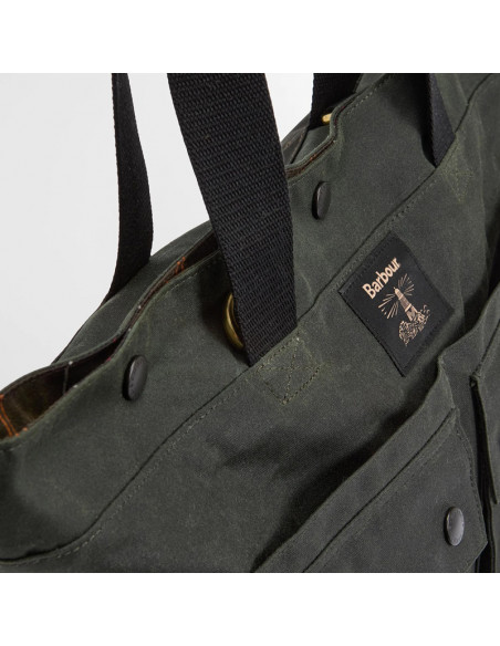 Barbour Field Wax Tote Bag