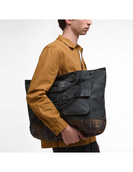 Barbour Field Wax Tote Bag