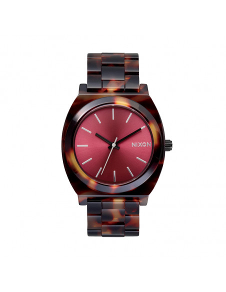 Nixon Time Teller Acetate Tortoise/Oxblood