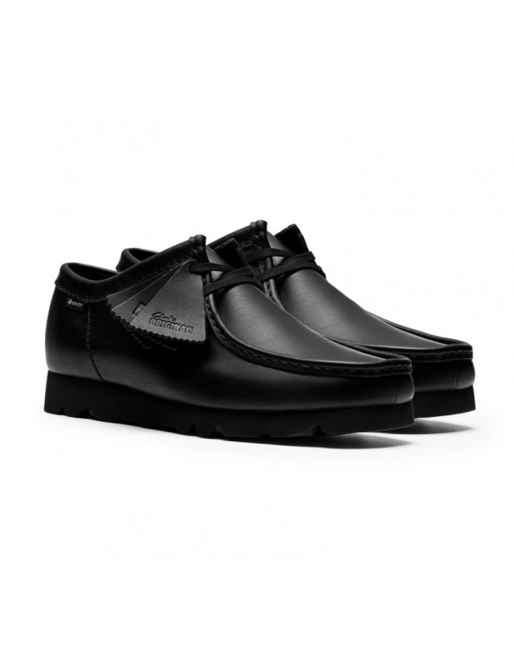 Clarks Wallabee GTX Black/Lea