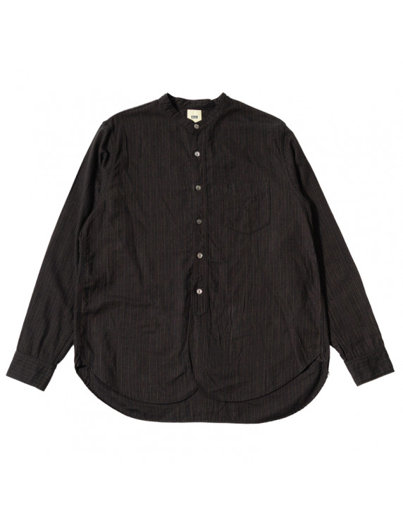 F.O.B F3511 Vintage Stripe Band Collar Shirt