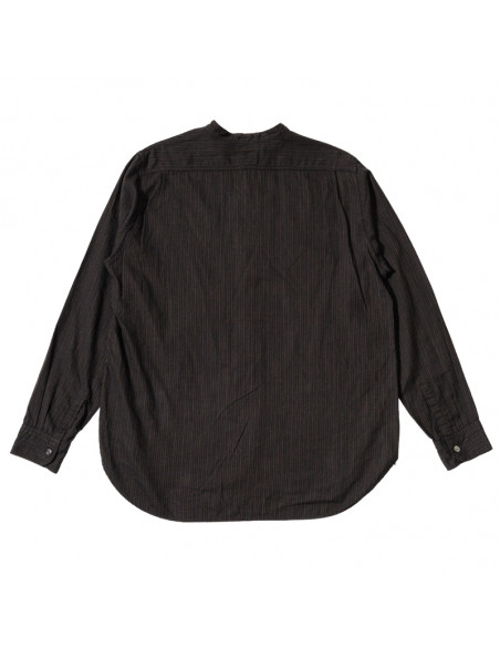 F.O.B F3511 Vintage Stripe Band Collar Shirt