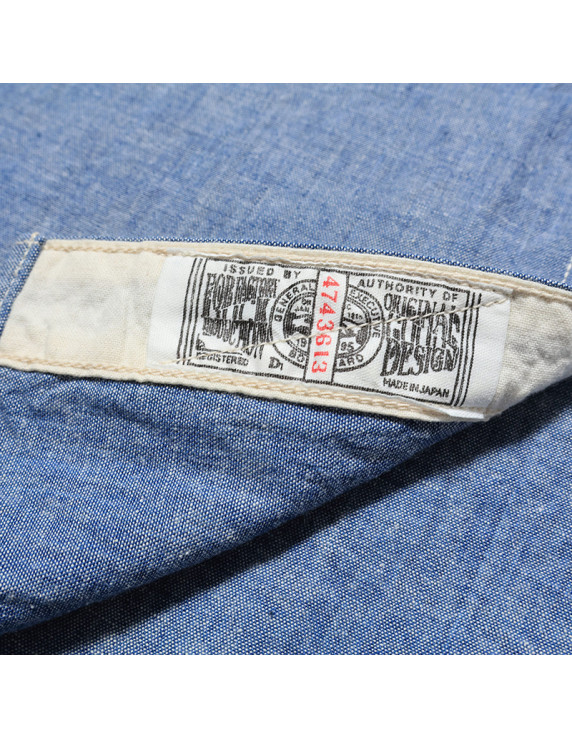 F.O.B F3494 Chambray Work Shirt