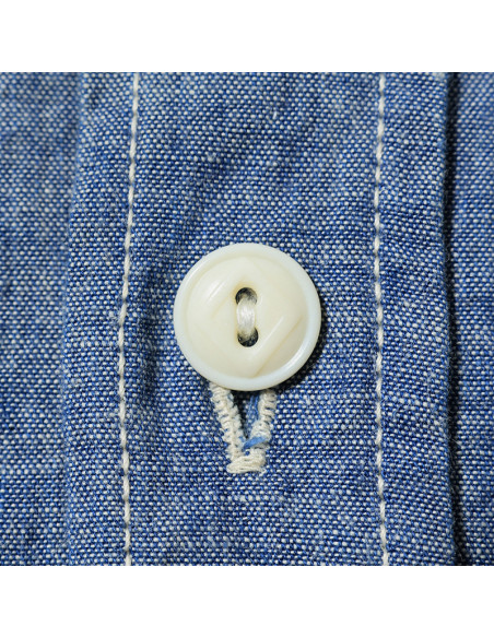 F.O.B F3494 Chambray Work Shirt