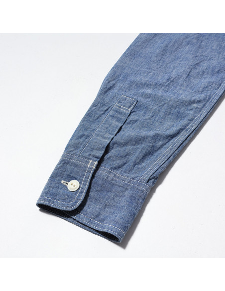 F.O.B F3494 Chambray Work Shirt