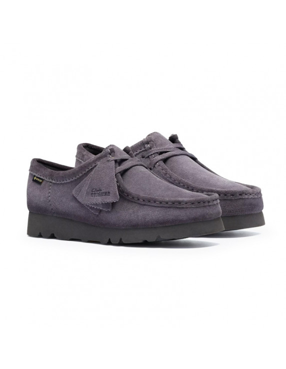 Clarks W Wallabee GTX Grey Purple