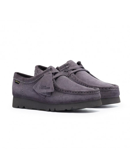 Clarks W Wallabee GTX Grey Purple