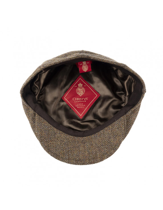 CHRISTYS Wool Balmoral Tweed Cap