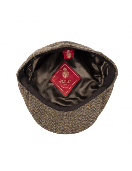 CHRISTYS Wool Balmoral Tweed Cap