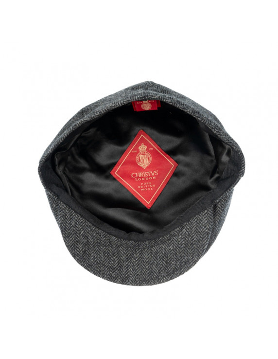 CHRISTYS Wool Balmoral Tweed Cap