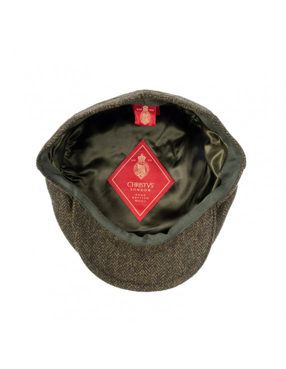 CHRISTYS Wool Balmoral Tweed Cap