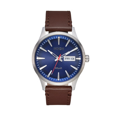 Nixon Sentry Solar Leather...