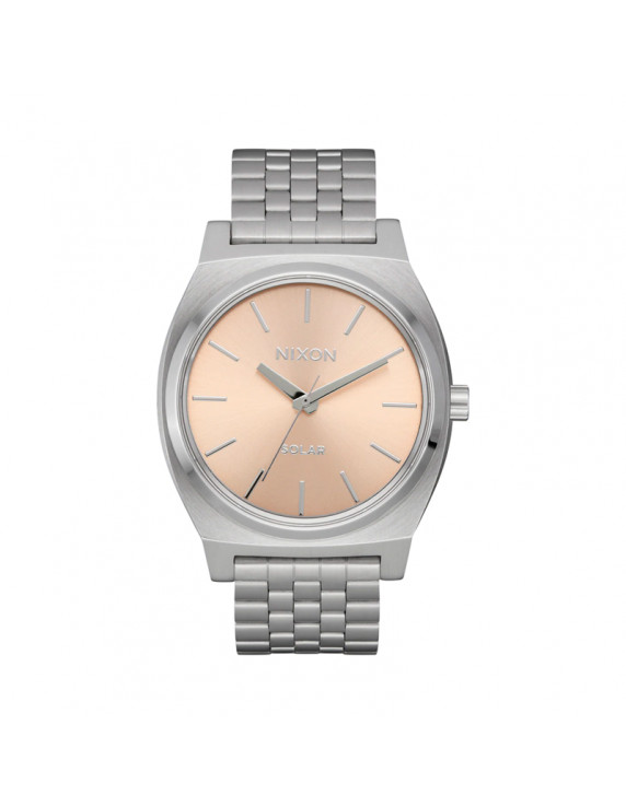 Nixon Time Teller Solar Silver/Salmon