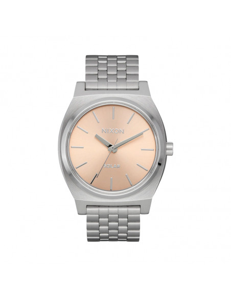 Nixon Time Teller Solar Silver/Salmon