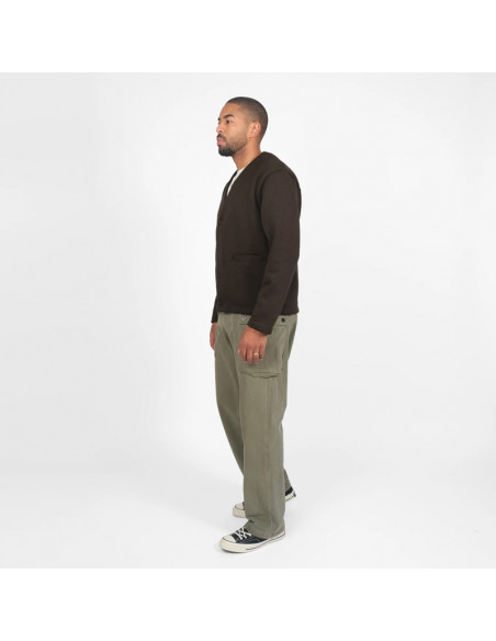 Dehen1920 Slouchy Cardigan - Brown