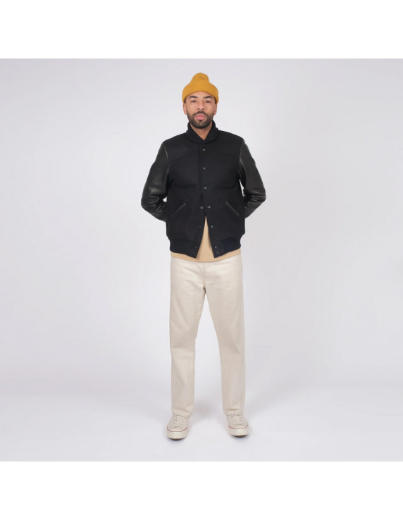 Dehen1920 Varsity Jacket - Black