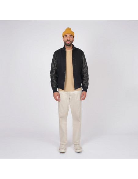 Dehen1920 Varsity Jacket - Black