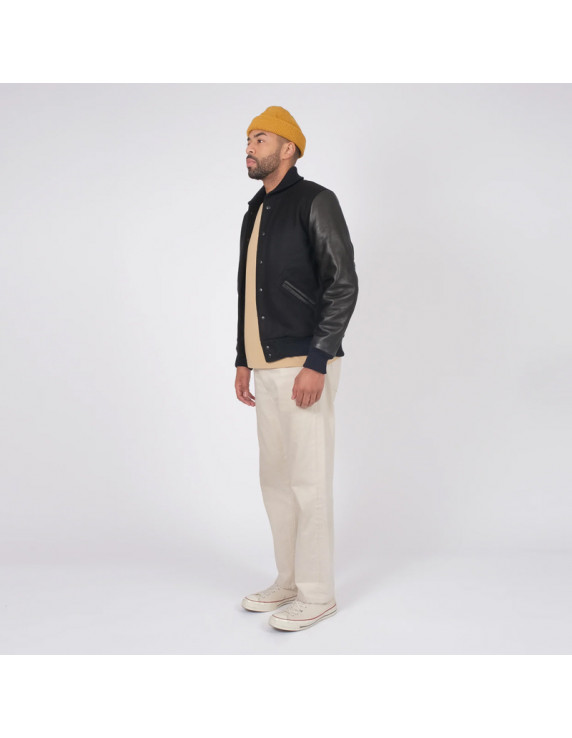 Dehen1920 Varsity Jacket - Black