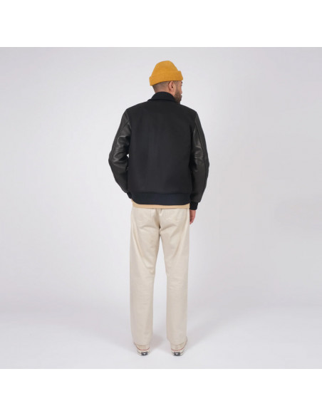 Dehen1920 Varsity Jacket - Black