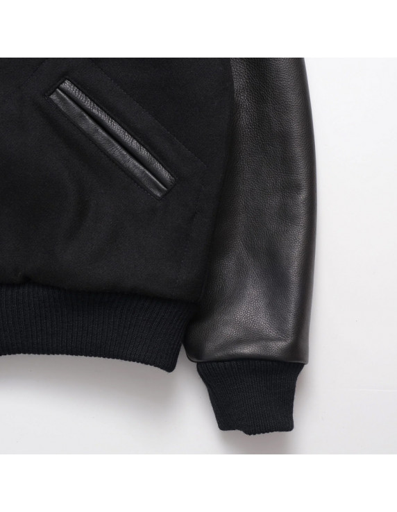 Dehen1920 Varsity Jacket - Black