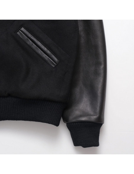 Dehen1920 Varsity Jacket - Black