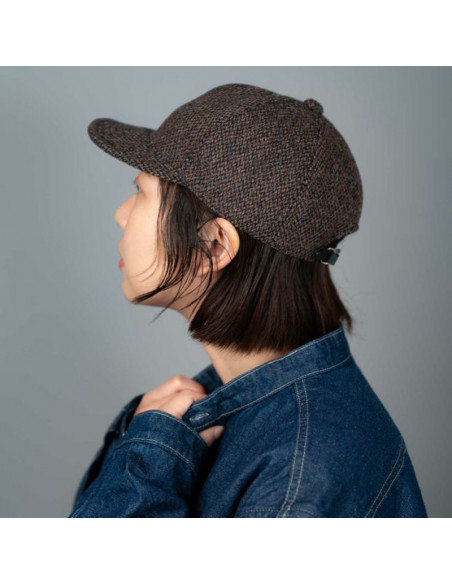 HIGHER Harris Tweed Oatmeal Cap