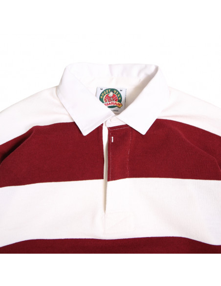 BARBARIAN Rugby Jersey White/Maroon