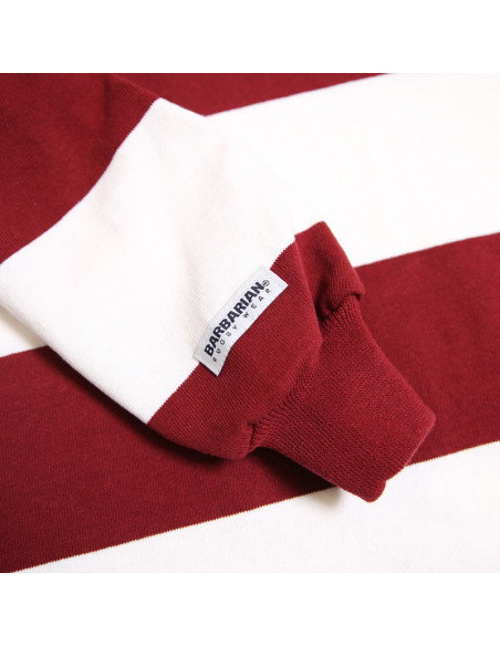 BARBARIAN Rugby Jersey White/Maroon