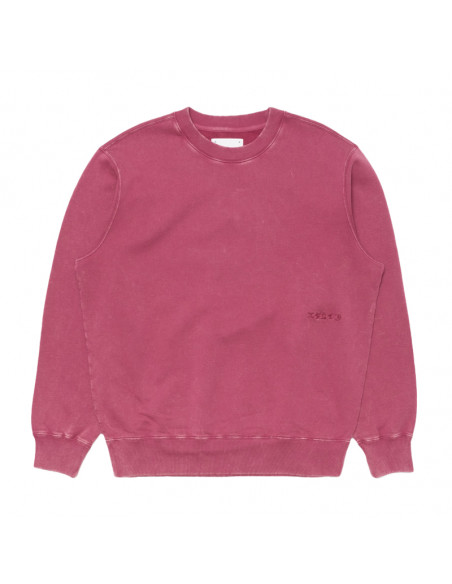 Edwin Axiom Crew Sweat - Red Plum Fade