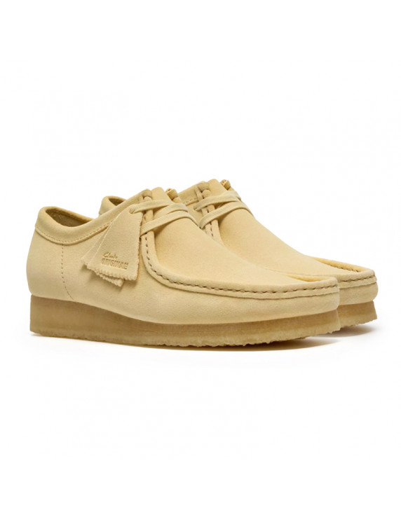 Clarks Wallabee Pale Yellow