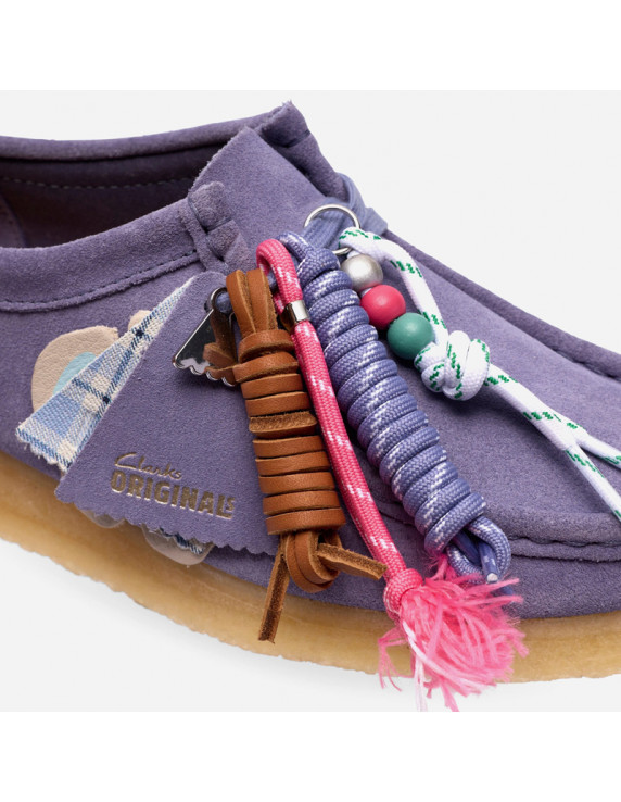 Clarks Wallabee Purple Interest