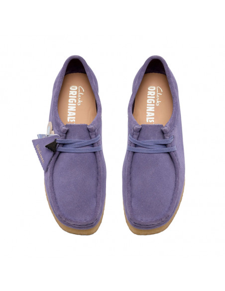 Clarks Wallabee Purple Interest