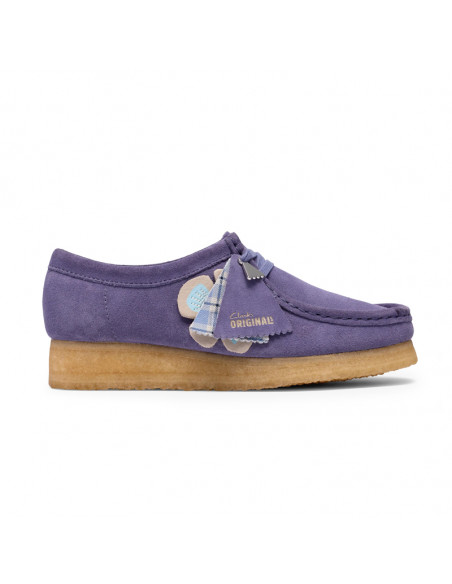 Clarks Wallabee Purple Interest