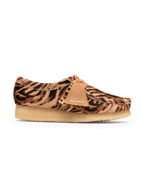 Clarks Wallabee Tiger Print