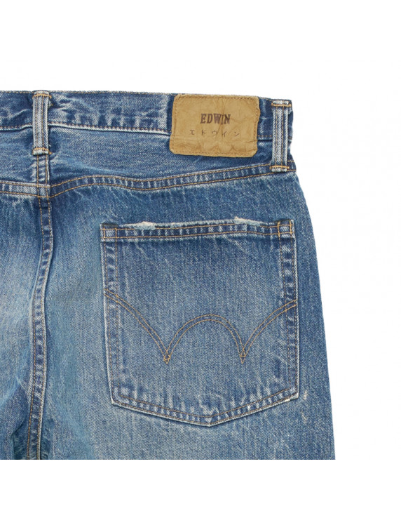 Edwin Loose Fit Blue mid used (paint)