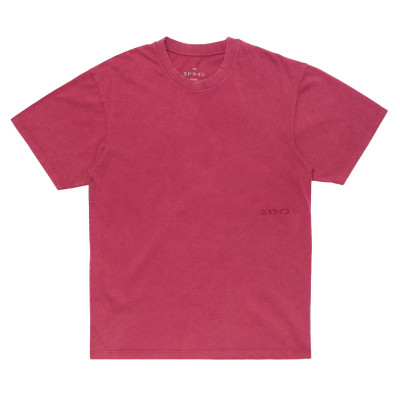 Edwin Axiom Tee - Red Plum