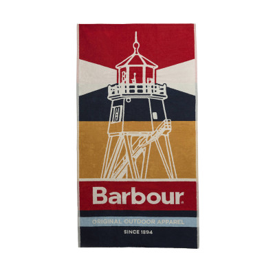 Barbour Archive beach towel