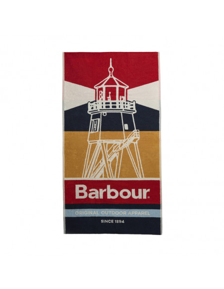 Barbour Archive beach towel