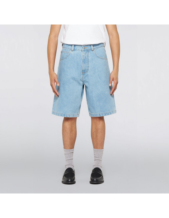Edwin Worker Short Blue heavy bleach