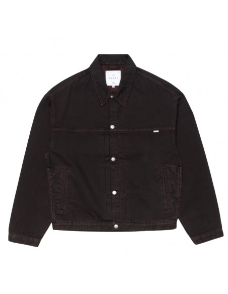 Edwin Freeland Jacket Black coffee bean overdyed